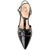 Journee Collection Women's Medium and Wide Width Jazlynn Buckle Kitten Heel Pointed Toe Pumps - 4 of 4