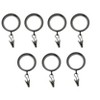 Linen Avenue Curtain Rod Decorative Drapery Rings - 2 of 4