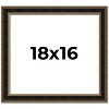 PosterPalooza | Ornate Brown Picture Frame - UV Acrylic, Backing Board, Hanging Hardware Included - 2 of 4