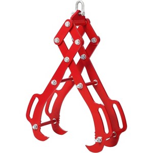 Garvee 28 Inch Heavy Duty Log Lifting Tongs, 4-Claw Steel Grabber with Swivel Head, Wood Lifting & Dragging Tool, 3000LB Capacity - 1 of 4
