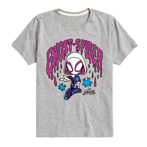 Boys' - Marvel - Doodle Ghost Spider Short Sleeve Graphic T-Shirt - image 1 of 4