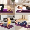 SEVOBAL Premium Non-Slip Yoga Mat Extra Thick Exercise Mat Dual Texture Design for Superior Grip ComfortPurple, 72.1"*24"*0.2" - 2 of 4