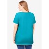 Woman Within Plus Size Layered-Look Tee - 3 of 4
