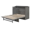 TIRAMISUBEST Full/Queen Size Murphy Bed Wall Bed with a Large Drawer & USB Ports, Space Saving Folding Murphy Cabinet Bed for Bedroom Guestroom - 3 of 4