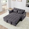 CAVINAS 55.43" Convertible Sleeper Chair,Folding Sofa Bed with Adjustable Backrest,Comfortable Couches with Pull-Out Bed for Living Room - 4 of 4
