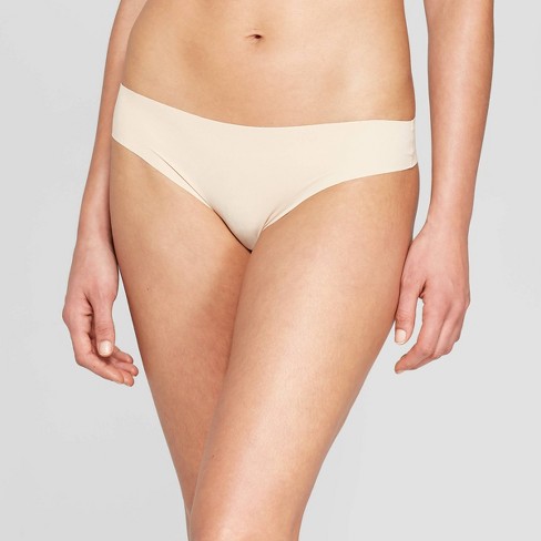 Women's Laser Cut Thong - Auden™ Soft Beige M : Target