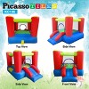 Picasso Tiles Jump & Slide Inflatable Kids Play Bounce House with Ball Pit - image 4 of 4