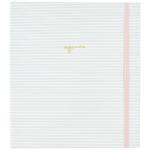 Sugar Paper Essentials 2024-25 Weekly/Monthly Planner 9"x8.063" Blue PinStripe: Twin-Wire Binding, Acid-Free Paper, Tabs - 1 of 4