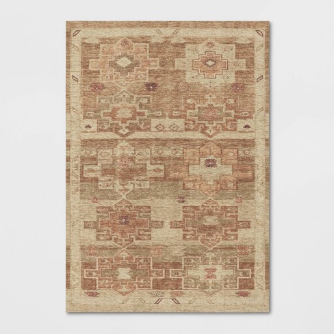 Opalhouse™ Target Brand Bromelia newest Distressed Geometric Persian Rug Blush 5x7 Feet