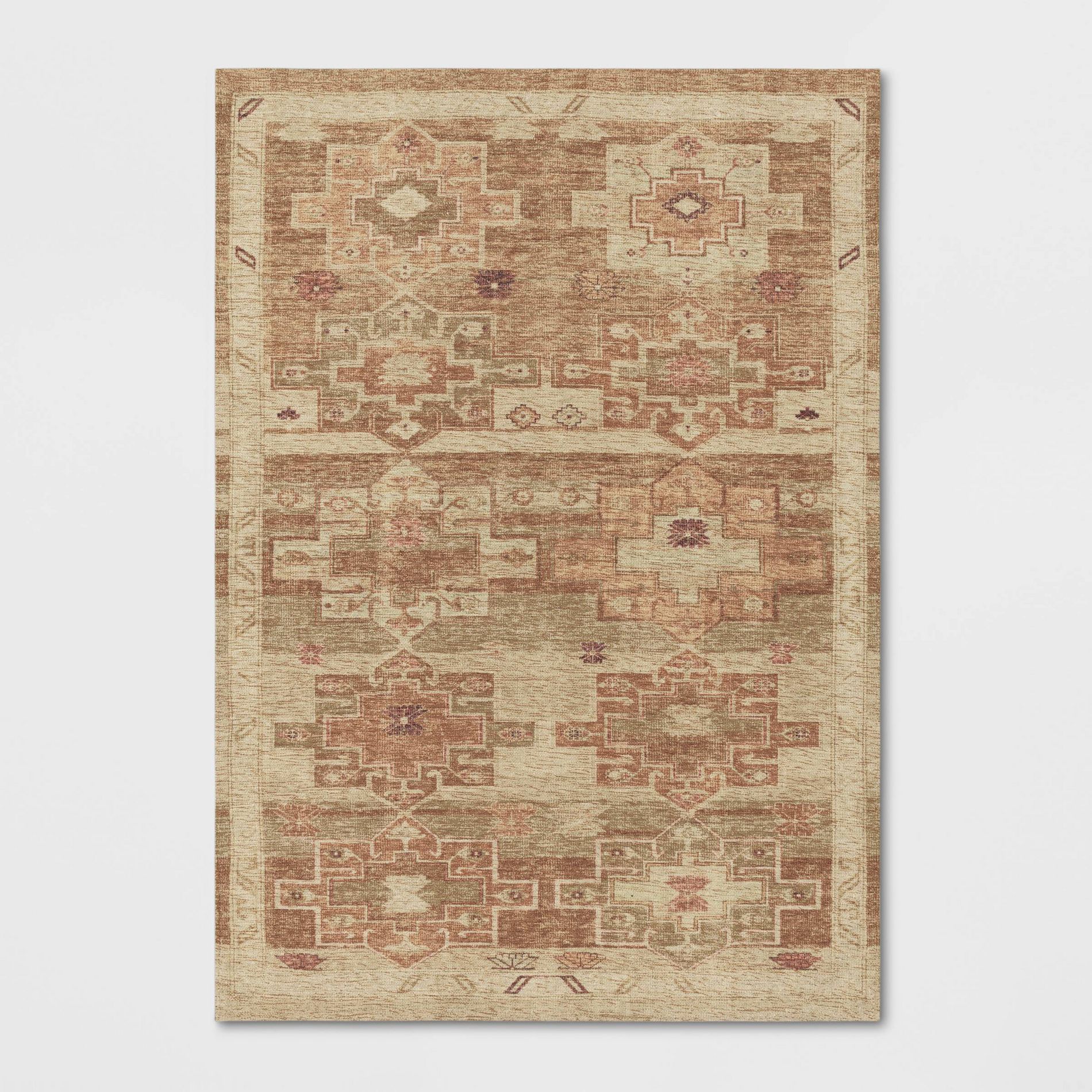 5'x7' Caravan Geometric Woven Runner Tan - Threshold™
