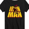 Boys' - Marvel - Iron Man Stacked Name Short Sleeve Graphic T-Shirt - 2 of 4