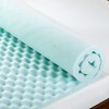 Mellow Egg Crate Memory Foam Cooling Gel Infusion 1.5" Mattress Topper - 3 of 4