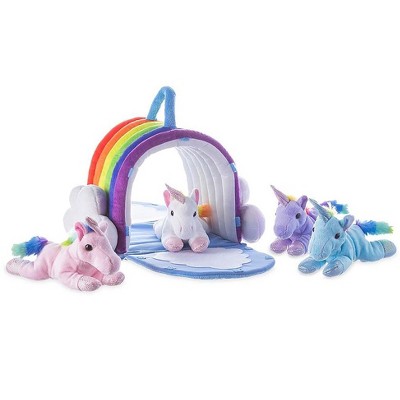 rainbow plush unicorn