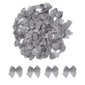 Unique Bargains Gift Packaging Accessories Mini Ribbon Bows for Fabric Craft DIY - 1 of 4