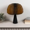 JONATHAN Y Sylvie 16" Modern Minimalist Paper Pleated Shade Mushroom Accent LED Table Lamp - 2 of 4
