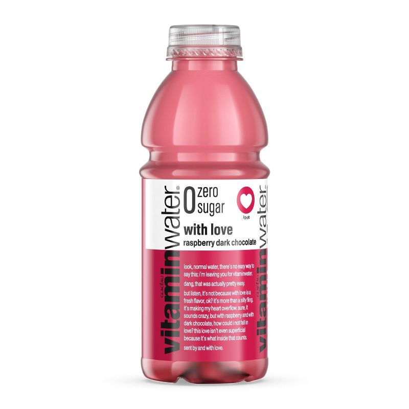 Vitaminwater With Love Raspberry Dark Chocolate - 20 fl oz Bottle, 4 of 8