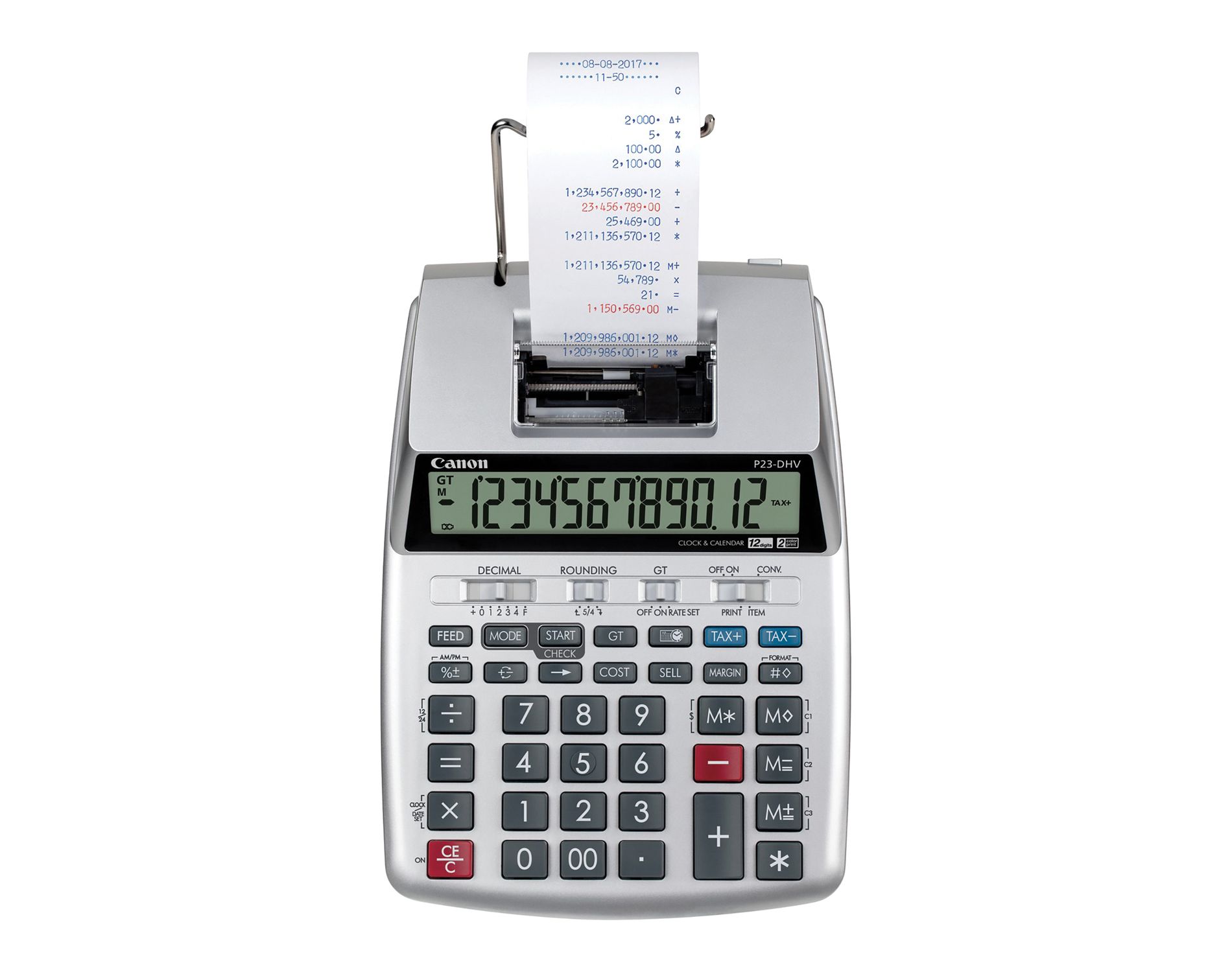 Canon® P23-DHV-3 Printing Calculator in White