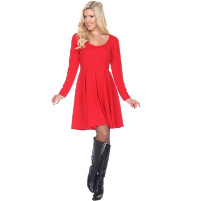 Long Sleeve Fit ☀ Flare Jenara Dress ...