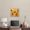 Art Remedy Golden Ochre Butterfly II Elegant Butterfly Wall Art Framed - 2 of 4