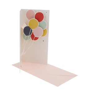 Unique Bargains Greeting Card Assorted Color 8.7"x4.3"x0.4" 1 Pc - 1 of 4
