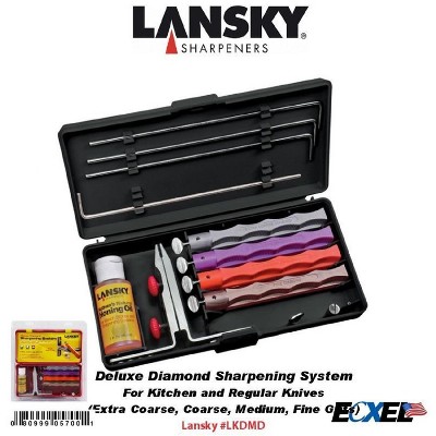 Lansky 4-Stone Deluxe Diamond Sharpening System