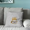 NCAA 16" Heather Gray Crisp Sweatshirt Pillow VCU - 4 of 4