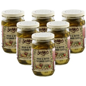 Sechler's Bread and Butter Cucumber Slices - 6 pack, 16 oz - 1 of 3
