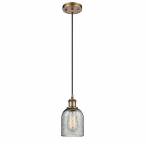 Caledonia - 1 Light Cord Hung Mini Pendant In Industrial Style-10 Inches Tall and 5 Inches Wide - 1 of 1