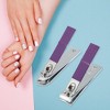 Unique Bargains Stainless Steel Manicure Nail Clippers Pedicure Care Tools 7 in 1 Set - 2 of 4