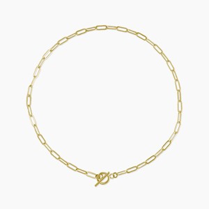 sanctuaire Dainty Link Chain Necklace Gold - 1 of 2