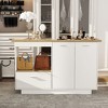 Famapy Stylish Vanity Island with Drawers & Adjustable Shelves,Storage Cabinet,Beauty Organizer for Makeup /Bags/Shoes - 3 of 4