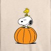 Women's - Peanuts - Snoopy Woodstock Pumpkin Lightweight French Terry Slouchy - 2 of 4