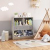 3-Tier Kids Bookshelf, Toy Storage Organizer with 3 Drawers,Wooden Bookcase with Large Toy Storage Cabinet for Playroom - 3 of 4