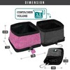 PetAmi Collapsible Dog Bowls 2 Pack, Food and Water Travel Set, Portable Pet Dish No Spill, Foldable Lightweight BPA Free Leakproof - 2 of 4
