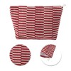 Unique Bargains Knitted Stripes Makeup Bag 1 Pc - 4 of 4
