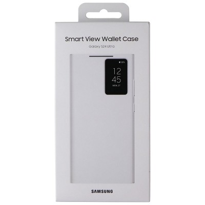 Samsung Smart View Wallet Case for Samsung Galaxy S24 Ultra - White