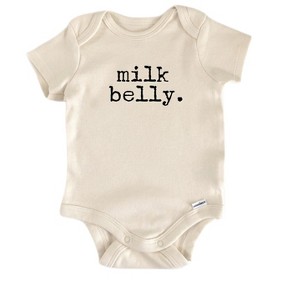 Milk Belly - Baby Boy Girl Clothes Infant Onesie® Funny Cute Newborn GS1 - 1 of 4