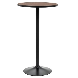 41" H Bar Height Round Bar Table, Rustic Industrial Pub Table - 1 of 4