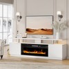 Fireplace TV Stand for 80 Inch TV, 70” Entertainment Center with 36” Electric Fireplace - 2 of 4