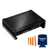 Kenwood P-XW804B 8" Oversized Shallow Subwoofer in a Ported Enclosure with a X502-1 eXcelon 1000W Max Power Class D Mono Amplifier and a KCA-RC01A ... - 2 of 4