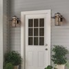 LLHZSY Modern Industrial Black 13" Integrated LED Outdoor Wall Lights Sconce - 3000K Warm Light - 4 of 4