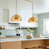 XINGHANZHENXUAN Black Industrial Modern Copper Color Double Pendant Light, Ceiling Hanging Lamp for Dining Room, Kitchen, Living Room(No Bulbs) - 4 of 4