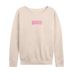 Women's - Wicked - Pink Logo Lightweight French Terry Slouchy - 1 of 4