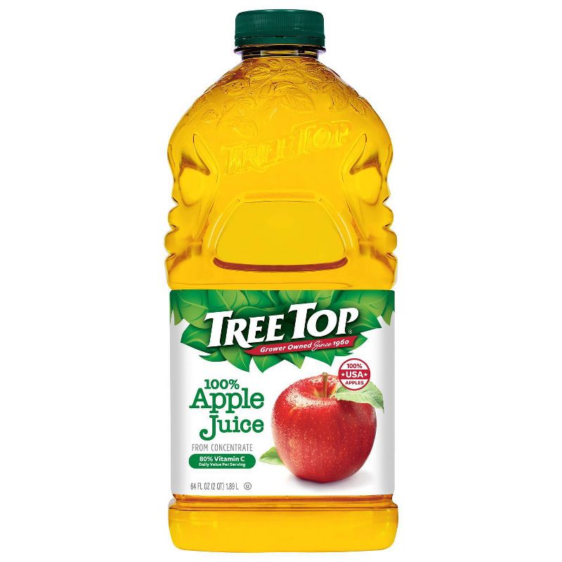 Tree Top 100% Apple Juice - 64 fl oz Bottle, 1 of 6