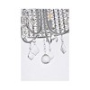 Elegant Lighting Elise 17 inch pendant in chrome - 4 of 4