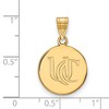 Black Bow Jewelry 14k Yellow Gold Cincinnati Bearcats NCAA Medium Pendant - 2 of 3