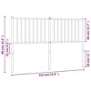 vidaXL Metal Headboard, White, 53.1" - 4 of 4
