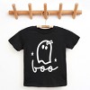 Boo Ghost Bow - Youth Short Sleeve Graphic T-Shirt and Toddler Short Sleeve Graphic T-Shirt - 2 of 3