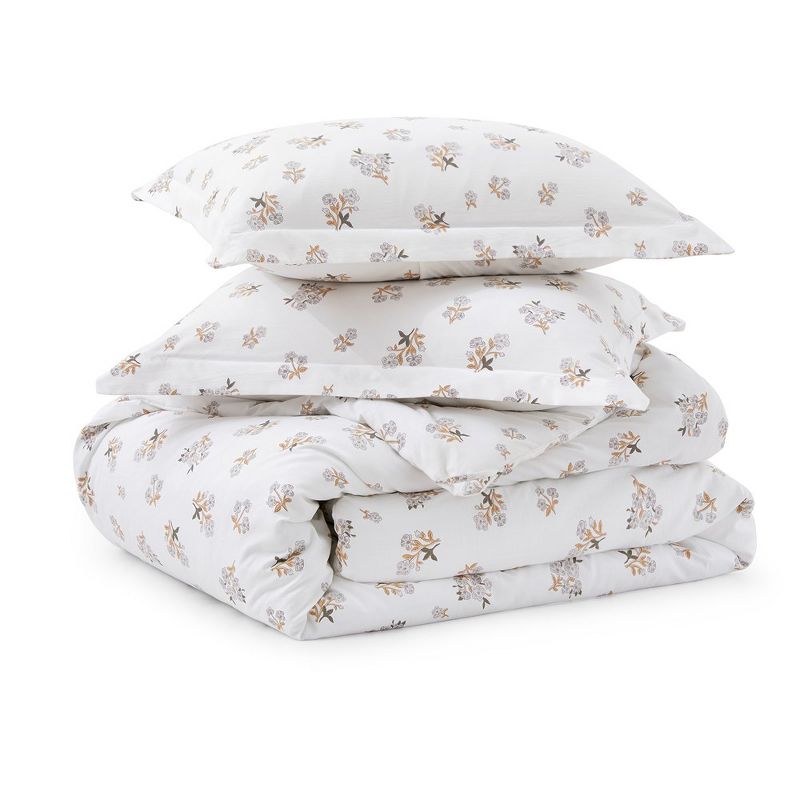 Peace Nest Floral Printed Comforter Set with Pillowcases, Bedding Set for All Season, 3 of 7