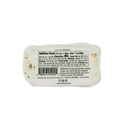 The Humble Goat Cheese Jalapeno Log - 4oz